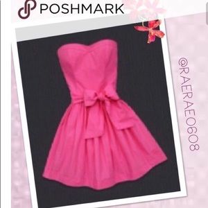 {Abercrombie and Fitch} strapless dress